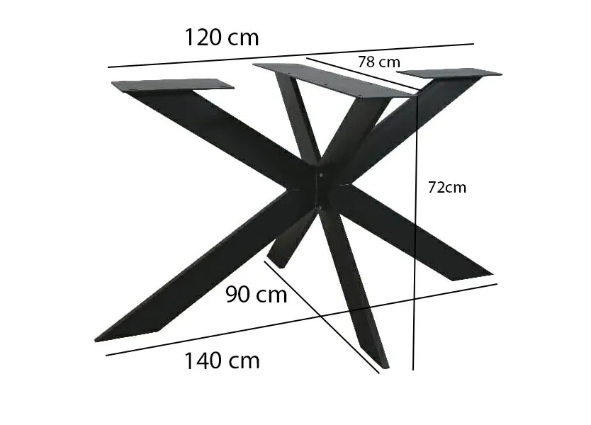 Tischuntergestell SPIDER Small