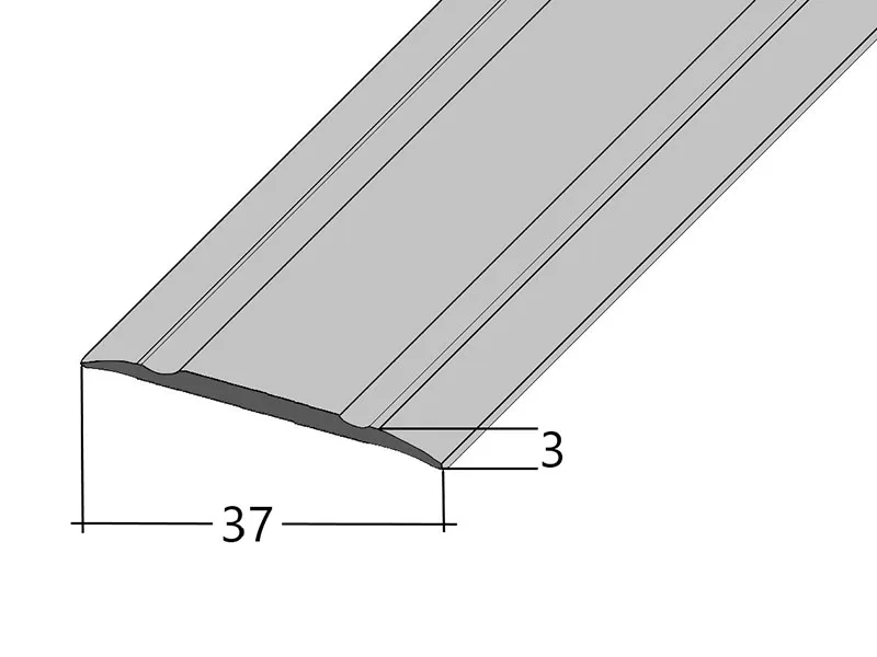 270cm Silber &Uuml;bergangsprofil 8138 SK