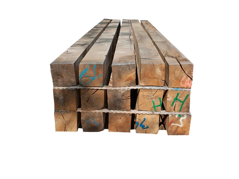 140x140mm Eiche Kantholz medium, astig